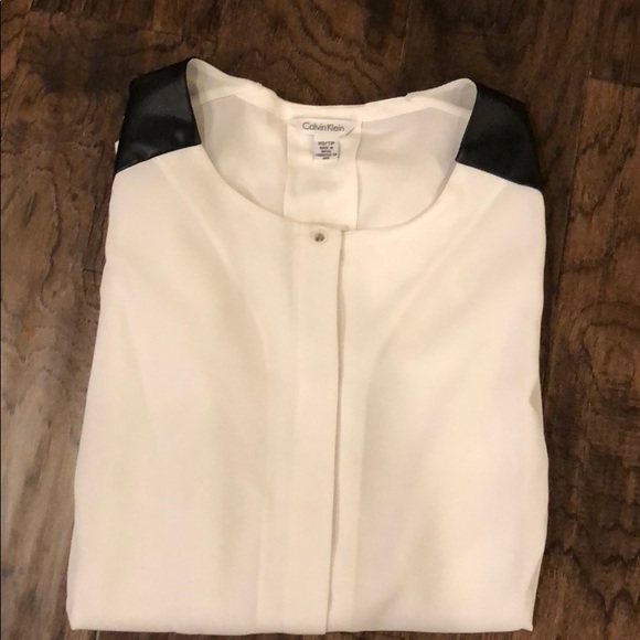 Calvin Klein White Dress Shirt - Picture 5 of 6